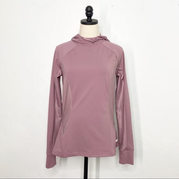 Fabletics Alecia Rouge Hoodie Mauve Pullover Activewear Yoga Gym Size S - Picture 2 of 11